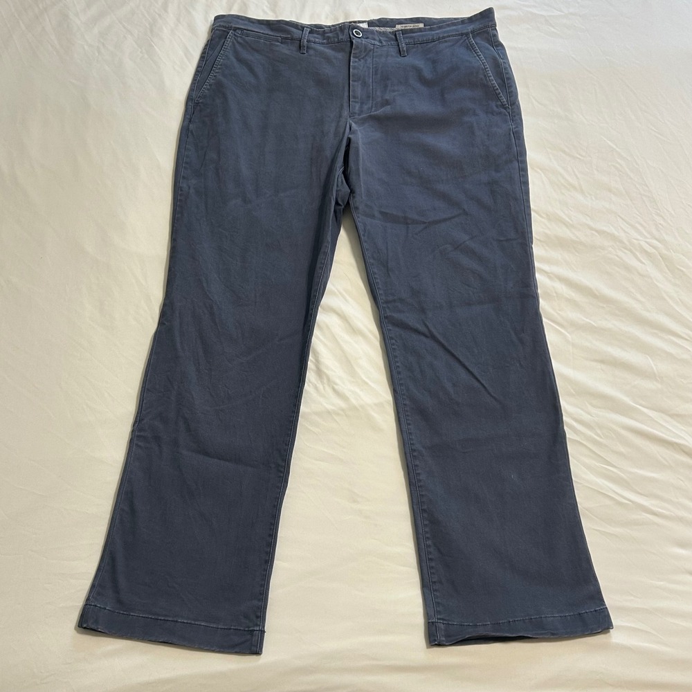 Goodfellow & Co Hennepin Chino Mens 40x32 Navy Blue Straight Fit Stretch Pants